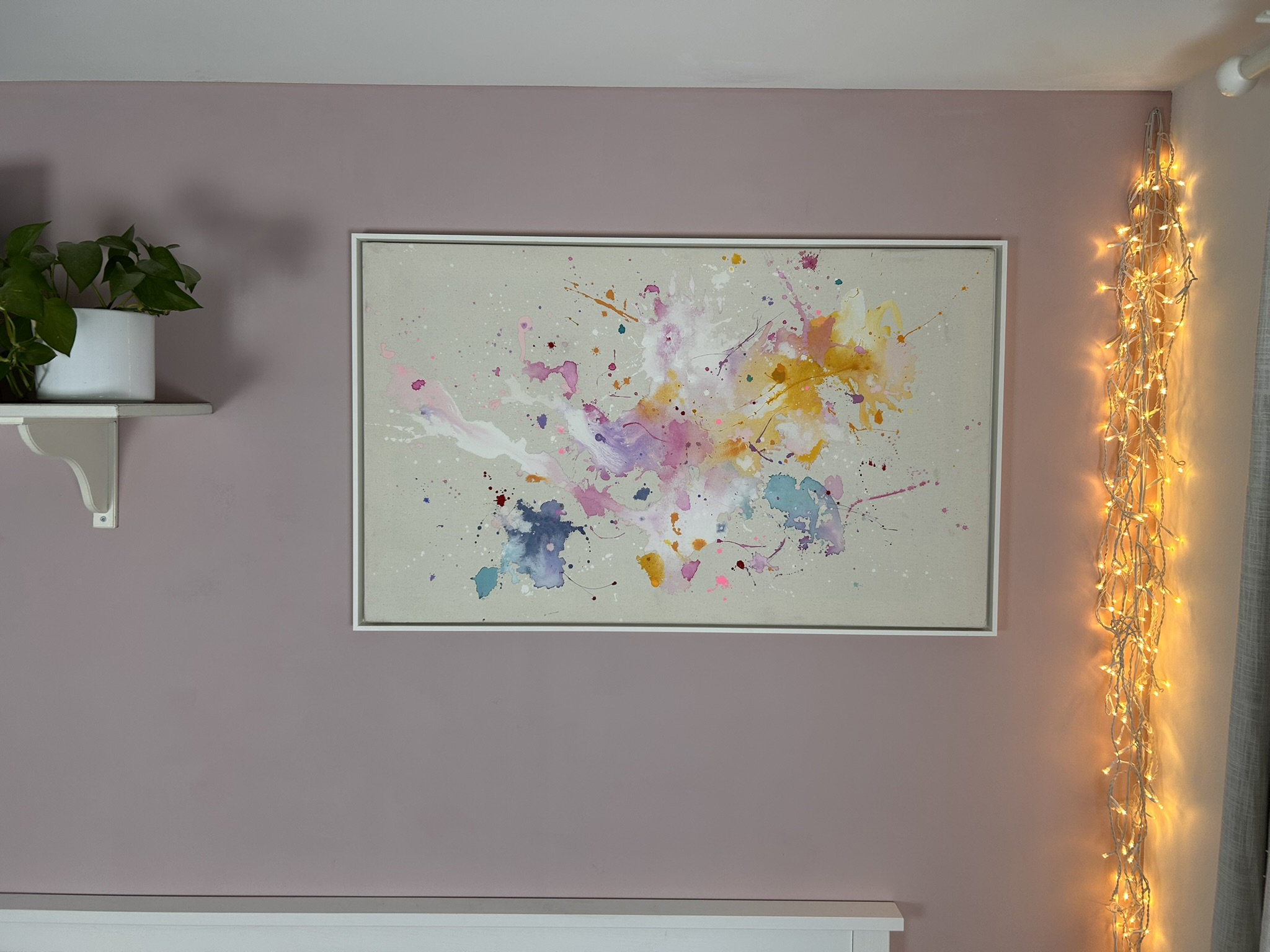 Zuckerwatte, 2025, Acryl auf roher Baumwollleinwand, Ansicht 5